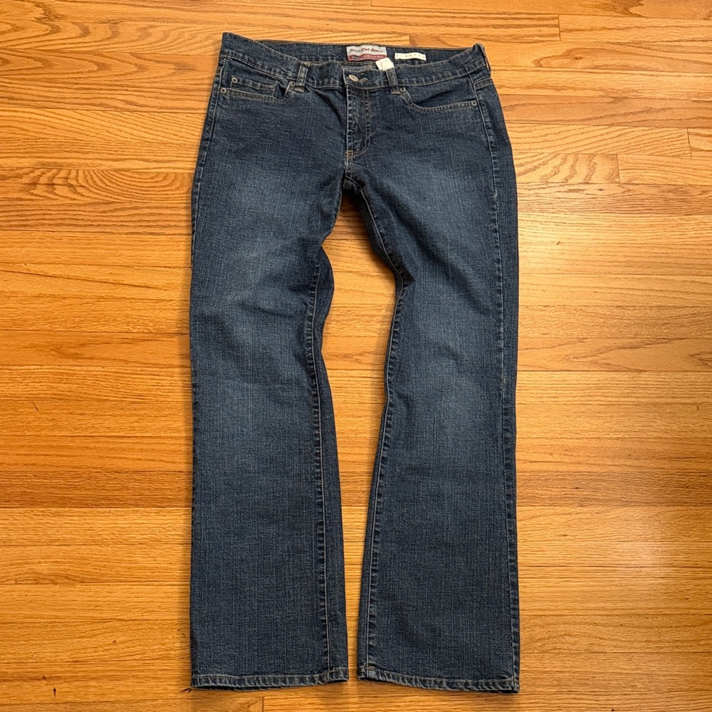 Old Navy Dark Blue Boot Cut Jeans for Women